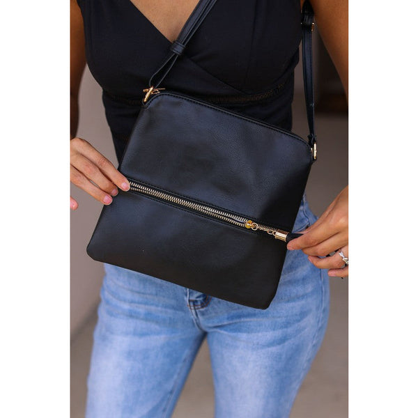 The Kennedy Solid Tassel Messenger Bag