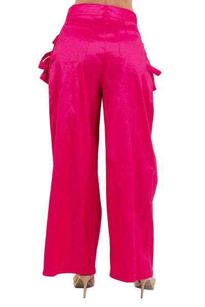 WANNABE WIDE-LEG CARGO PALAZZO PANTS
