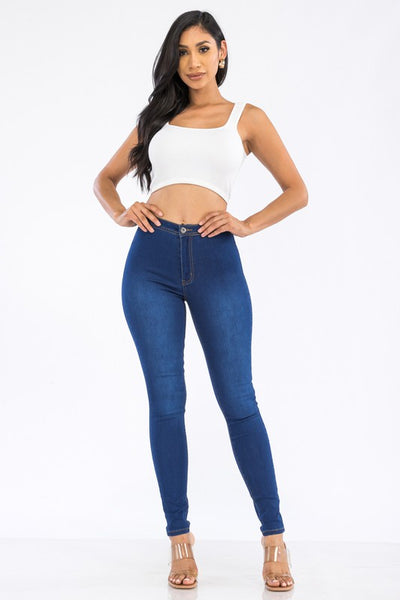 Classic Girl High Waist Super Stretchy Jeans