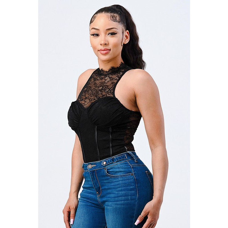 Corset Lace Bodysuit