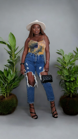 Milf Distressed Mom Jeans