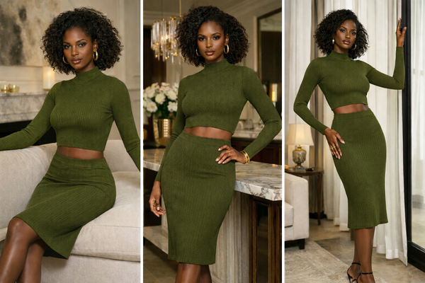 Don't Envy Two-Piece Skirt Set