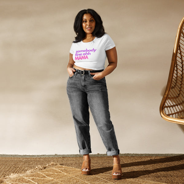 Fine Ahh Mama Women’s Crop Tee
