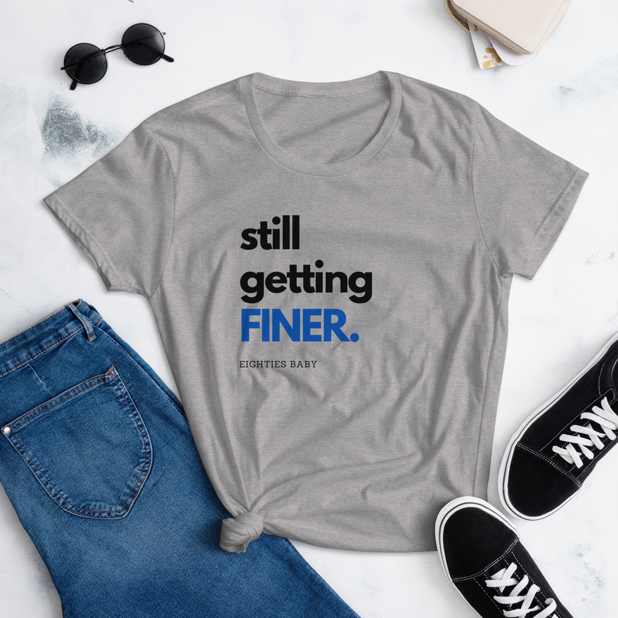 Still Getting Finer Women's short sleeve t-shirt