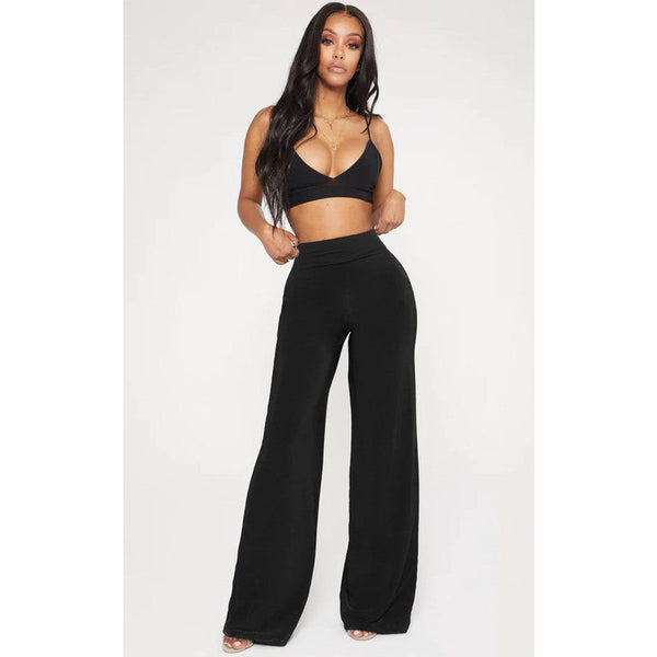 Werk Wide Leg High Waist Pants
