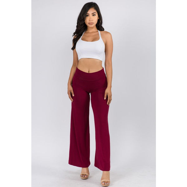 Werk Wide Leg High Waist Pants