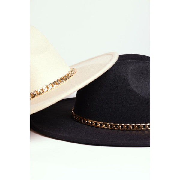 FASHIONISTA CHAIN FEDORA