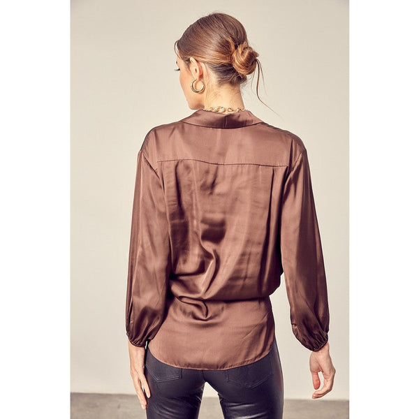 Camryn Front Tie Shirt