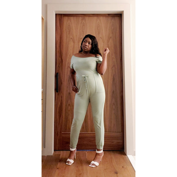 Bad Habits Drawstring Jumpsuit