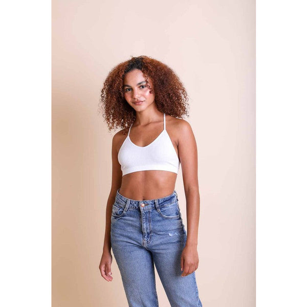 Tattoo Mesh Racerback Bralette