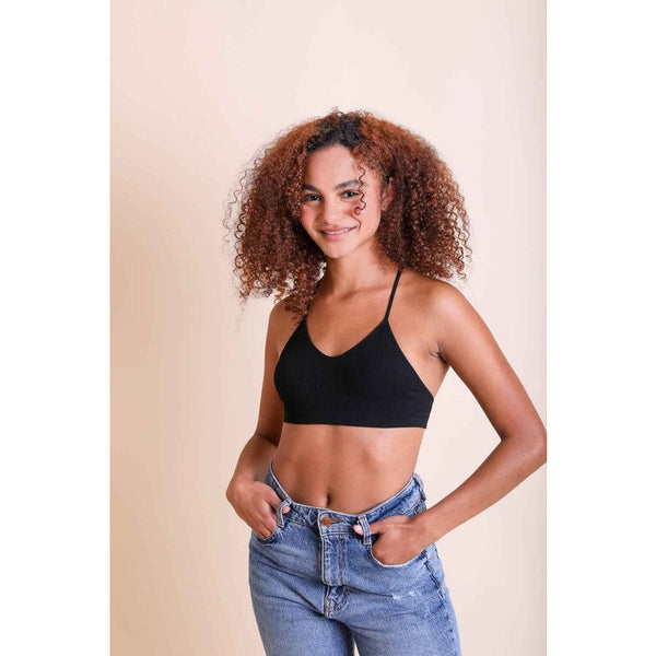 Tattoo Mesh Racerback Bralette