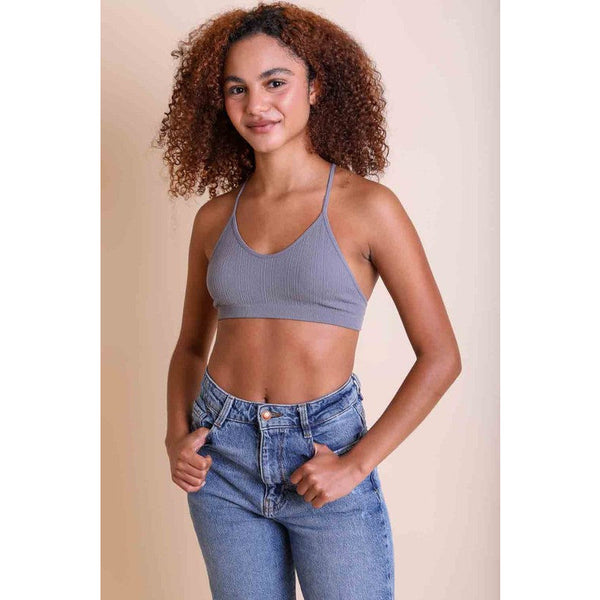 Tattoo Mesh Racerback Bralette