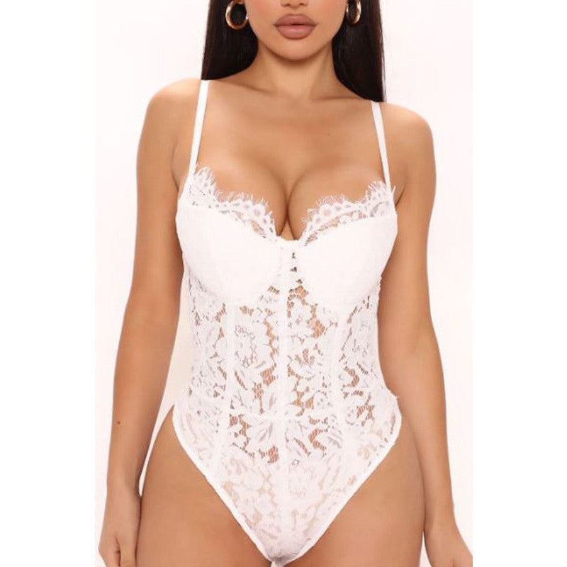 Lady in Lace Bodysuit