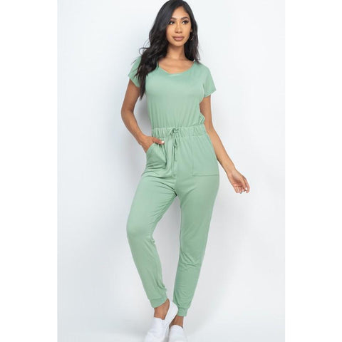 Bad Habits Drawstring Jumpsuit