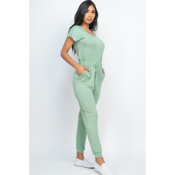 Bad Habits Drawstring Jumpsuit