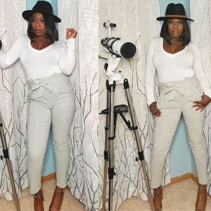 Tied Up Tied Waist Pants