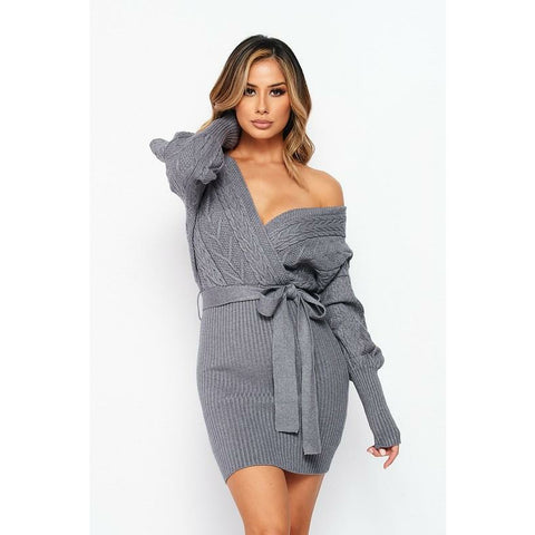 The City Knit Sweater Dress